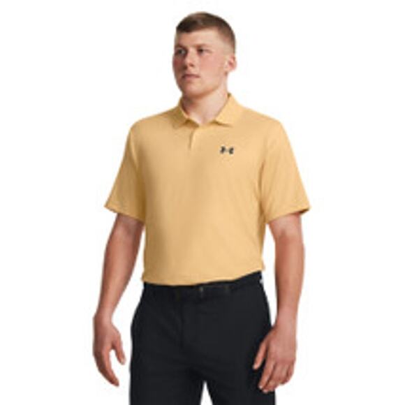 NWT Under Armour Performance 3.0 Golf Yellow Polo Mens Size Medium (1377374-792) - Picture 1 of 8